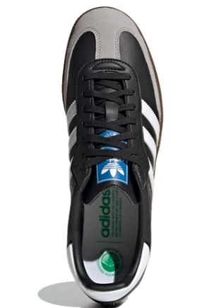 adidas Samba Vegan – Black/White/Brown