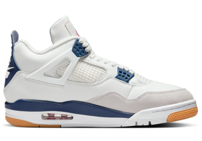 Air Jordan 4 Retro SB 'White Navy' DR5415-100