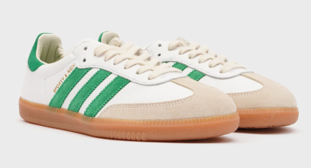 adidas Samba OG x Sporty & Rich – White/Jolly Green