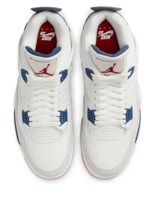 Air Jordan 4 Retro SB 'White Navy' DR5415-100