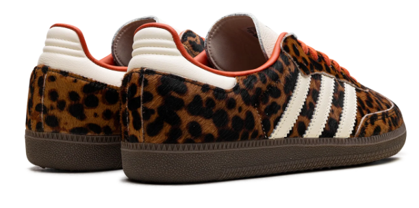 Adidas Women's Samba OG – Leopard Pack (Cream/Orange)