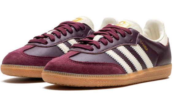 adidas Samba OG WMNS – Maroon/Cream White
