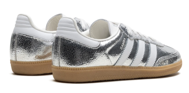Adidas Women's Samba OG – Cracked Silver Metallic
