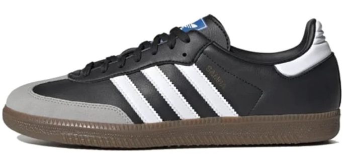 adidas Samba Vegan – Black/White/Brown