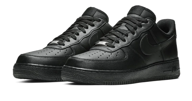 Nike Air Force 1 '07 'Triple Black' - Men's